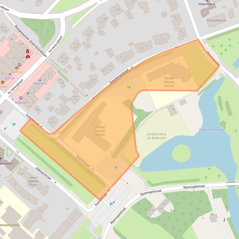 Kaart van postcodegebied 1171HC.