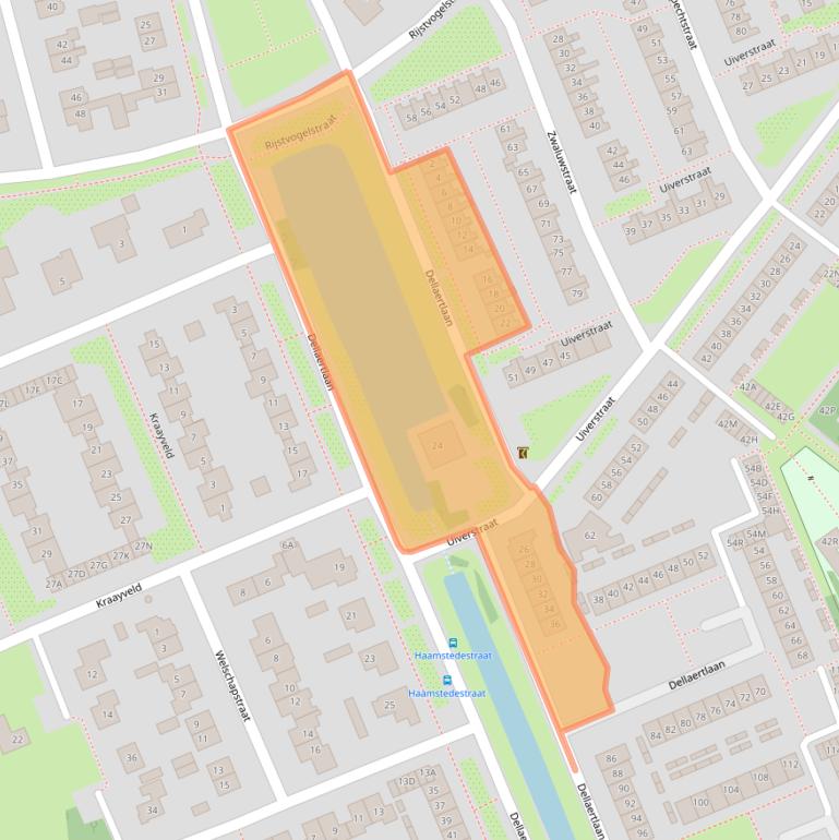 Kaart van postcodegebied 1171HG.