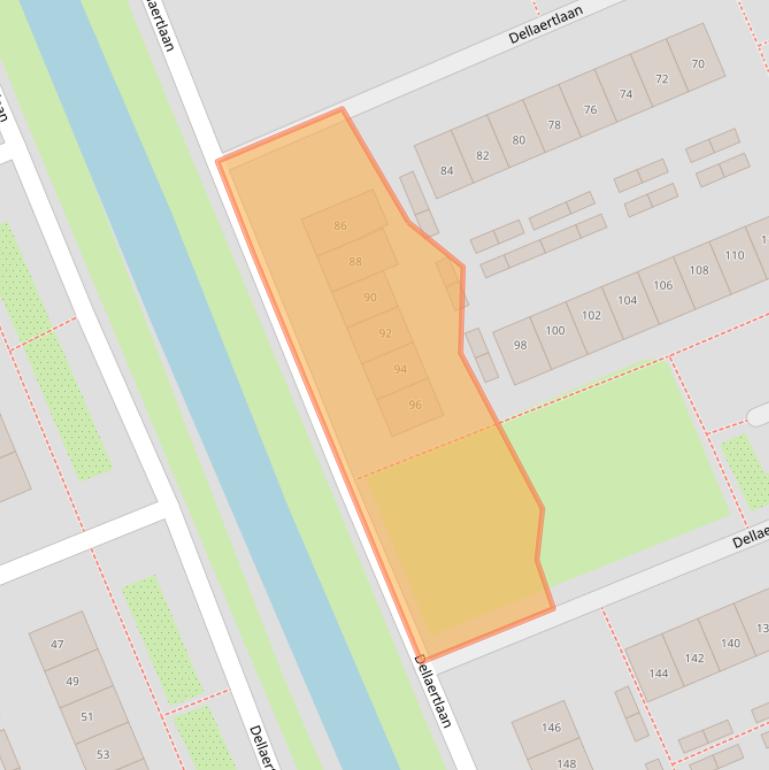 Kaart van postcodegebied 1171HJ.