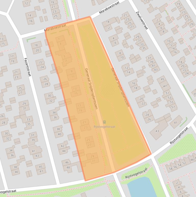 Kaart van postcodegebied 1171HN.