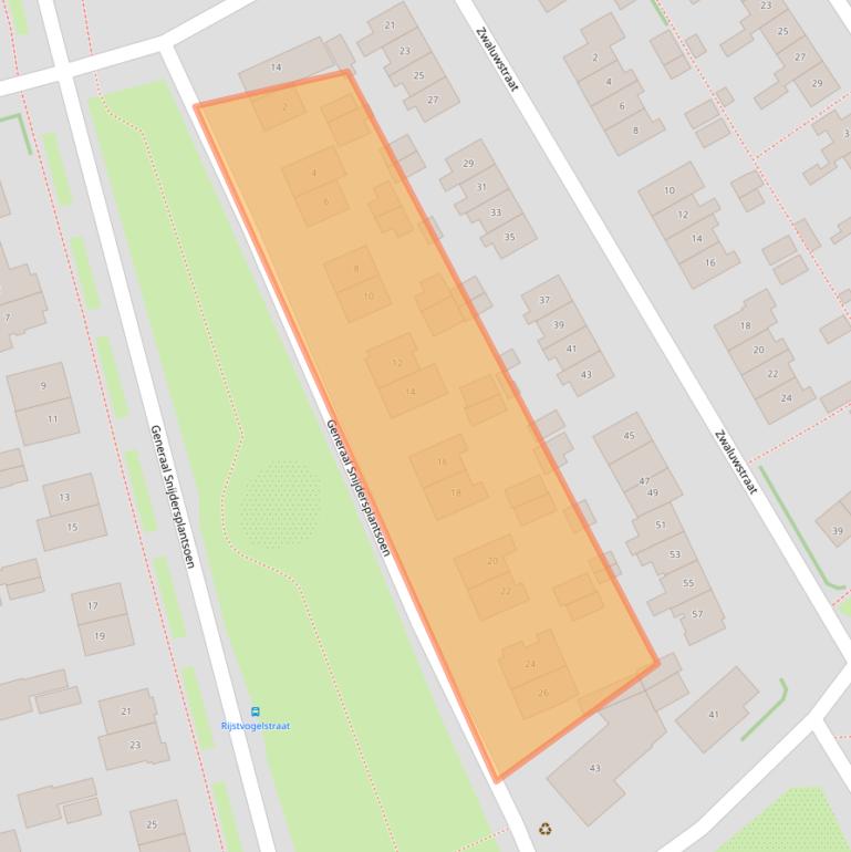 Kaart van postcodegebied 1171HP.