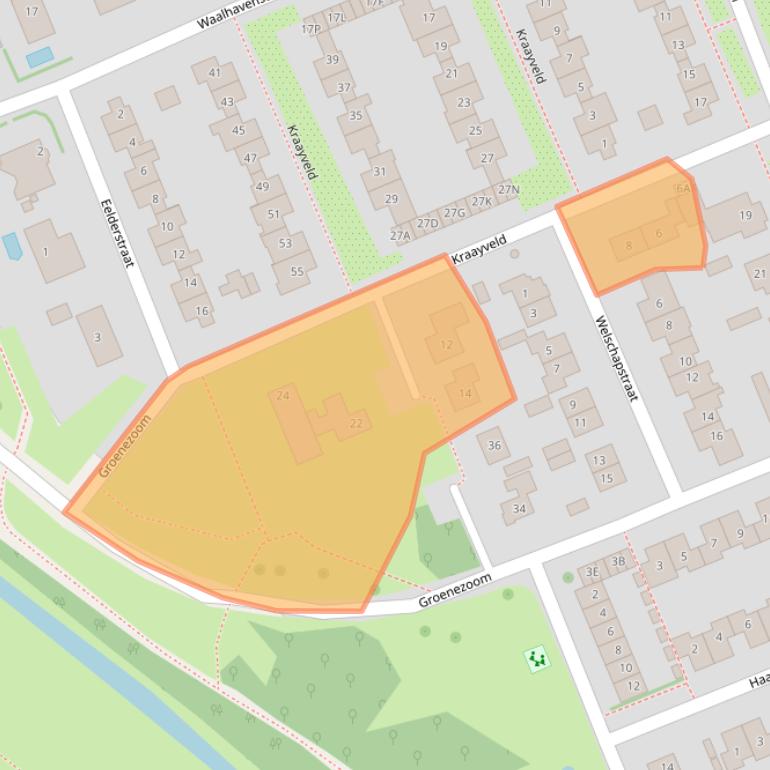 Kaart van postcodegebied 1171JH.