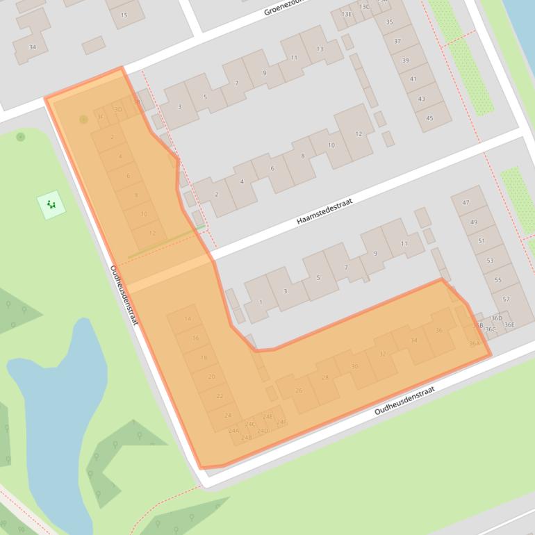 Kaart van postcodegebied 1171JL.