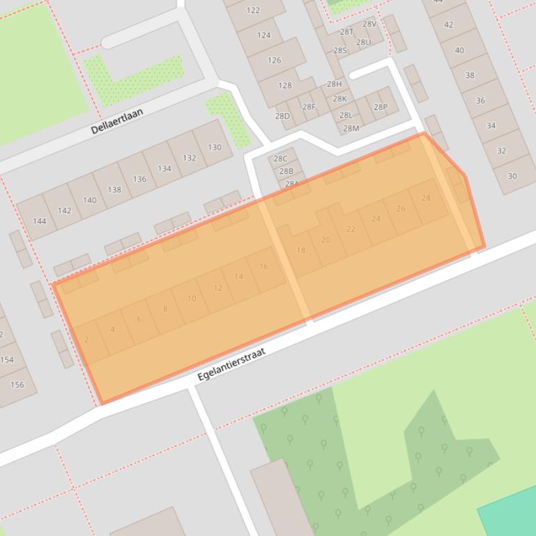 Kaart van postcodegebied 1171JN.