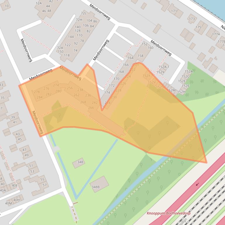 Kaart van postcodegebied 1171KE.