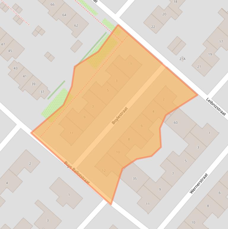 Kaart van postcodegebied 1171KL.