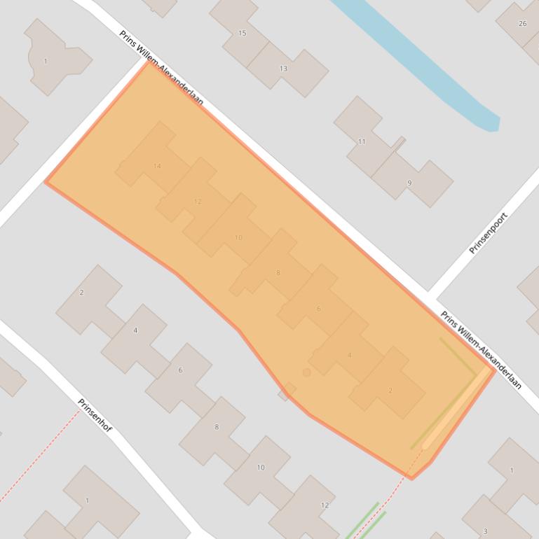 Kaart van postcodegebied 1171LB.