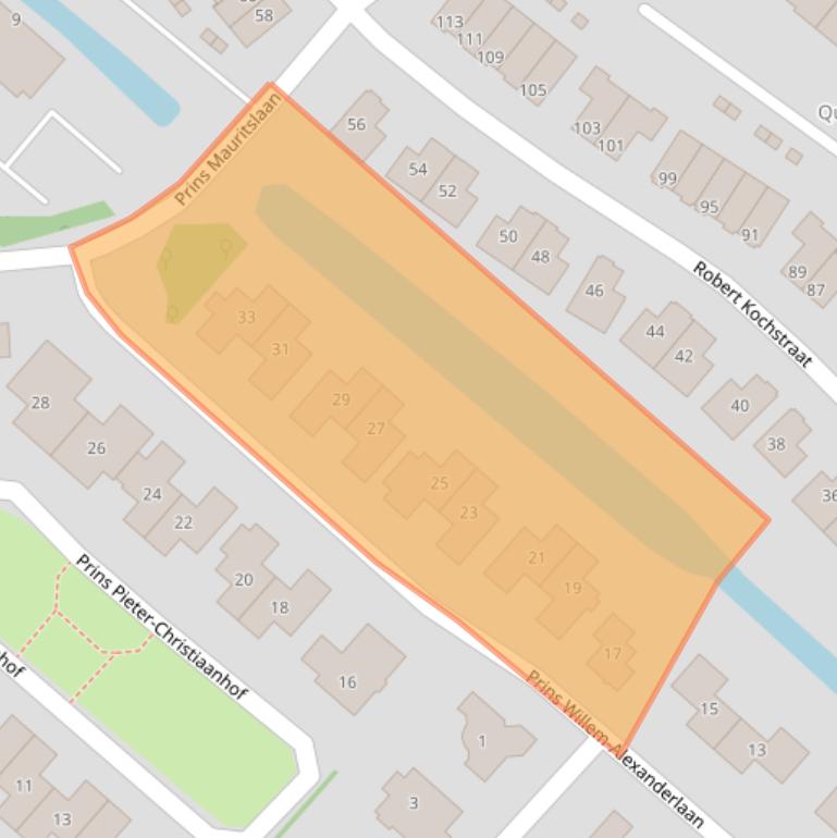 Kaart van postcodegebied 1171LJ.