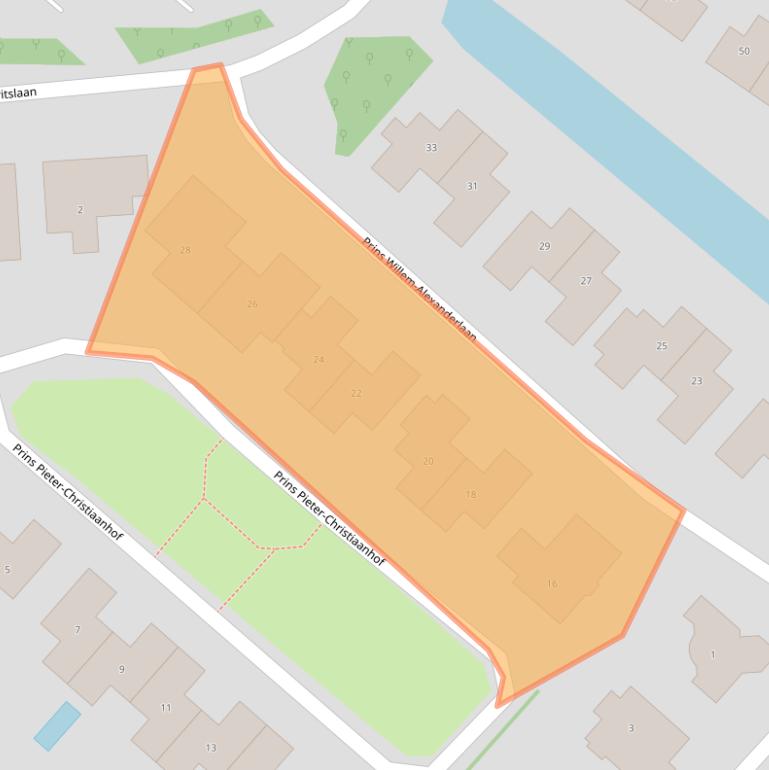 Kaart van postcodegebied 1171LK.