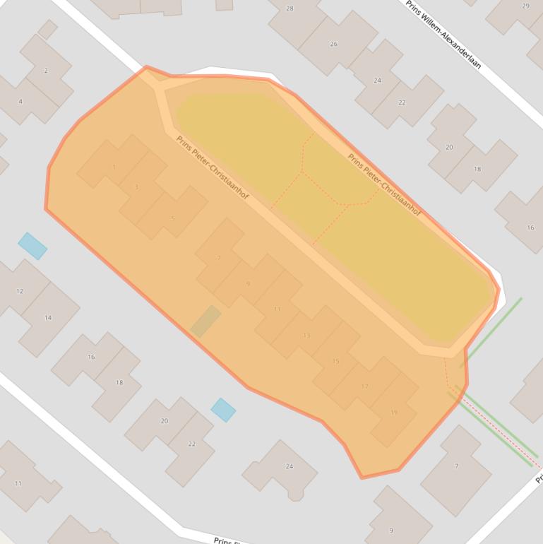 Kaart van postcodegebied 1171LL.