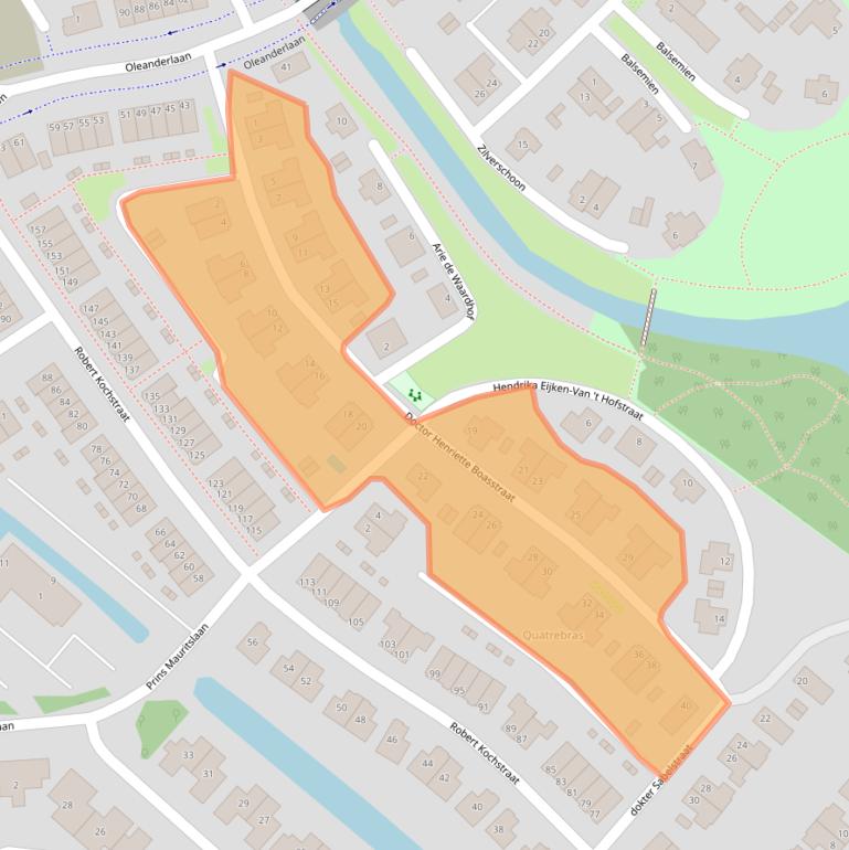 Kaart van postcodegebied 1171LV.