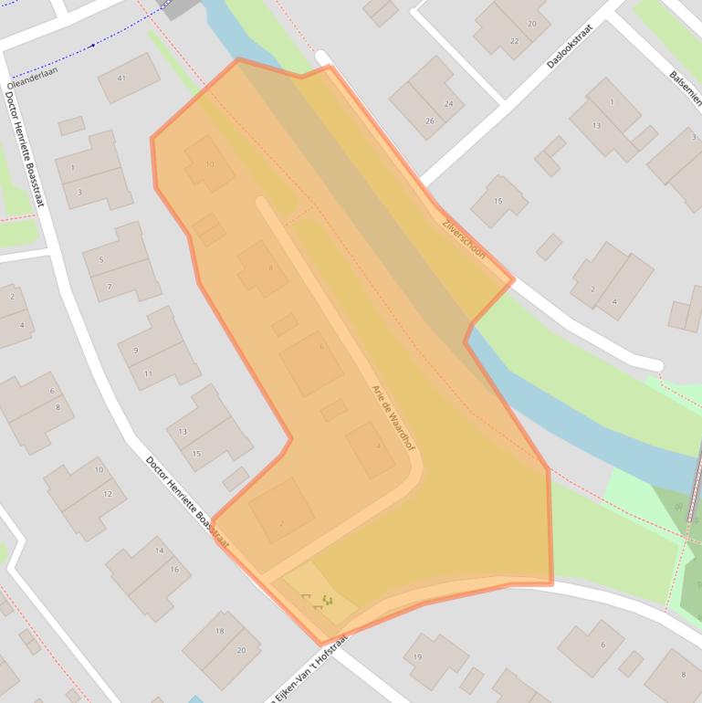 Kaart van postcodegebied 1171LW.