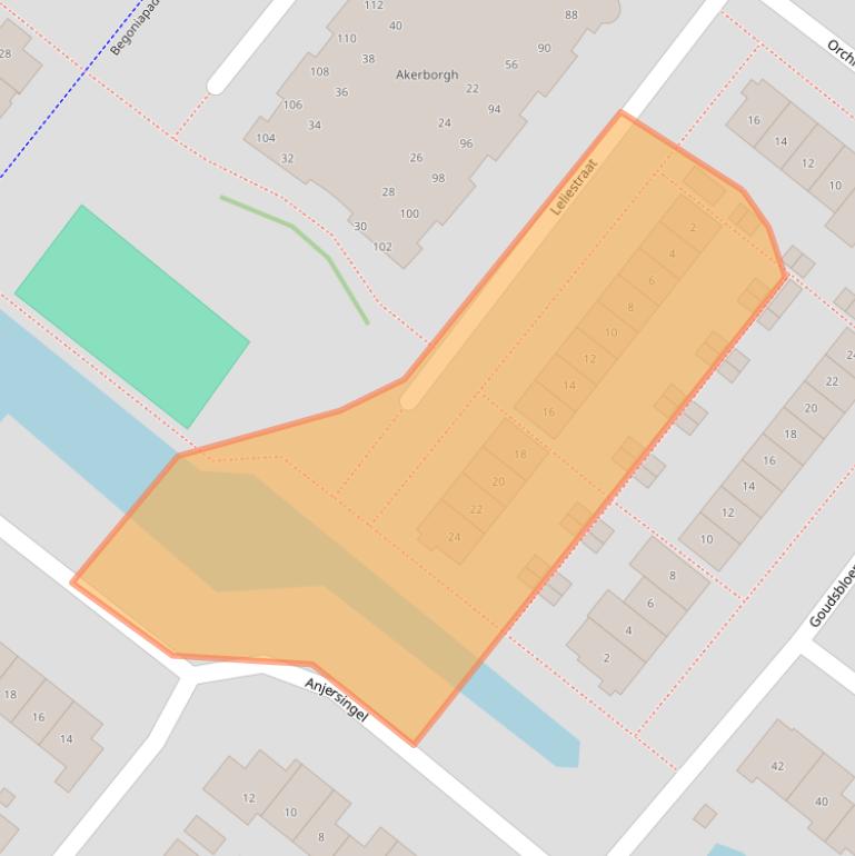 Kaart van postcodegebied 1171MK.