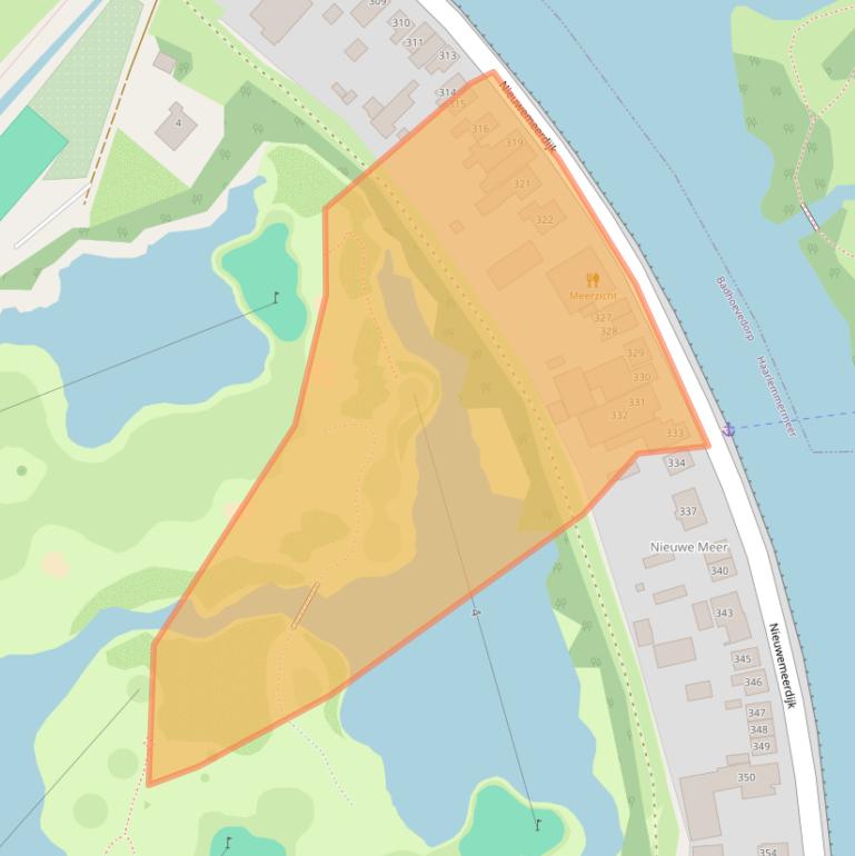 Kaart van postcodegebied 1171NT.