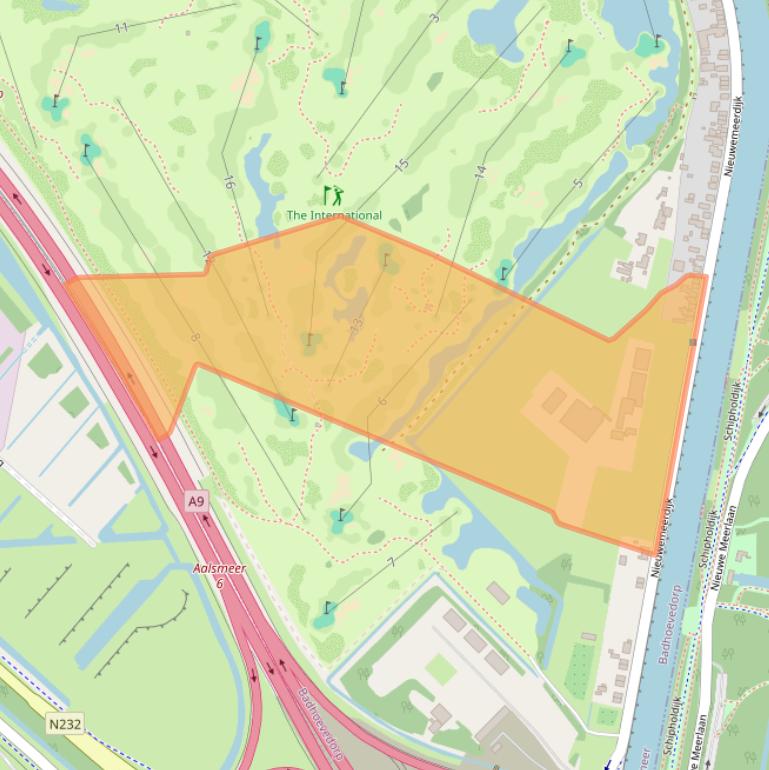 Kaart van postcodegebied 1171NZ.