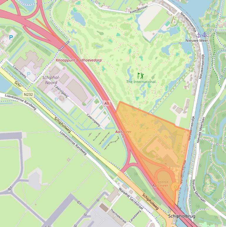 Kaart van postcodegebied 1171PA.