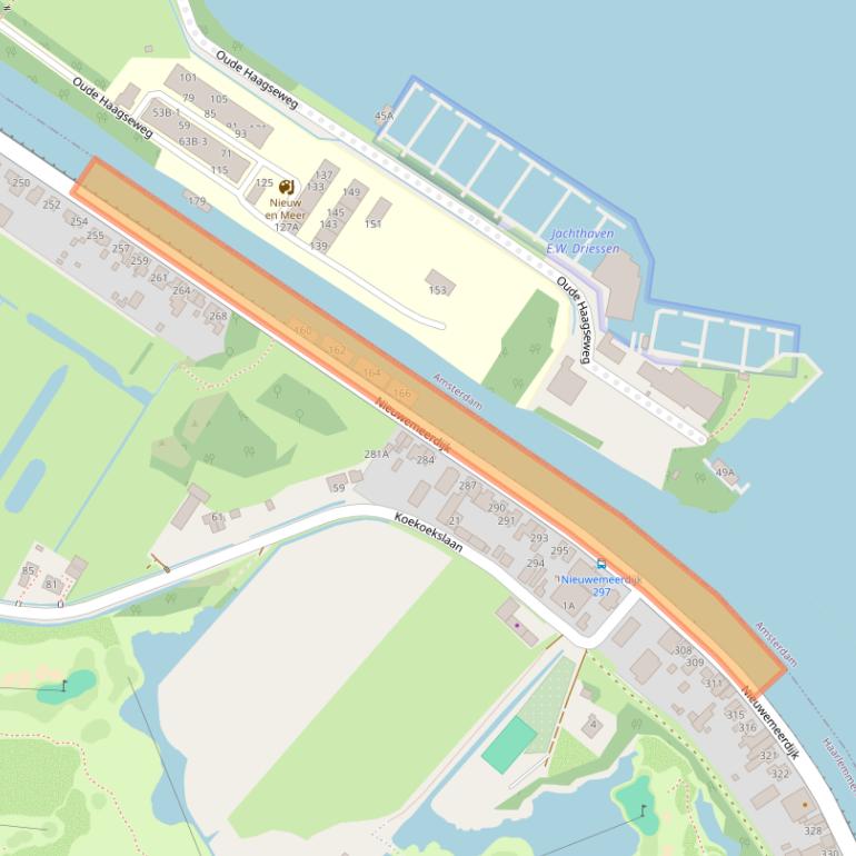 Kaart van postcodegebied 1171PC.