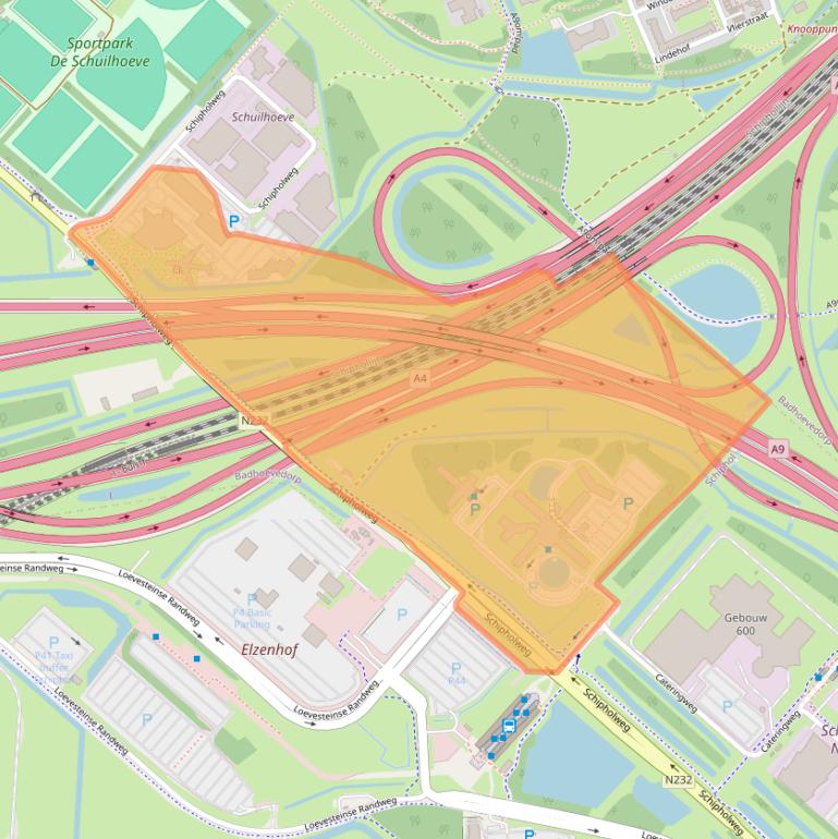 Kaart van postcodegebied 1171PK.