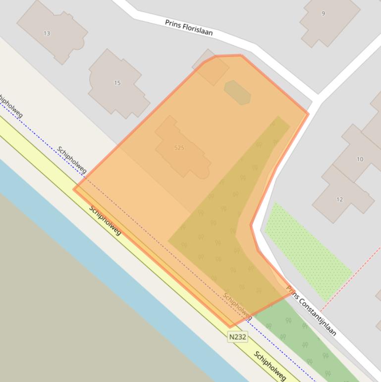 Kaart van postcodegebied 1171PP.