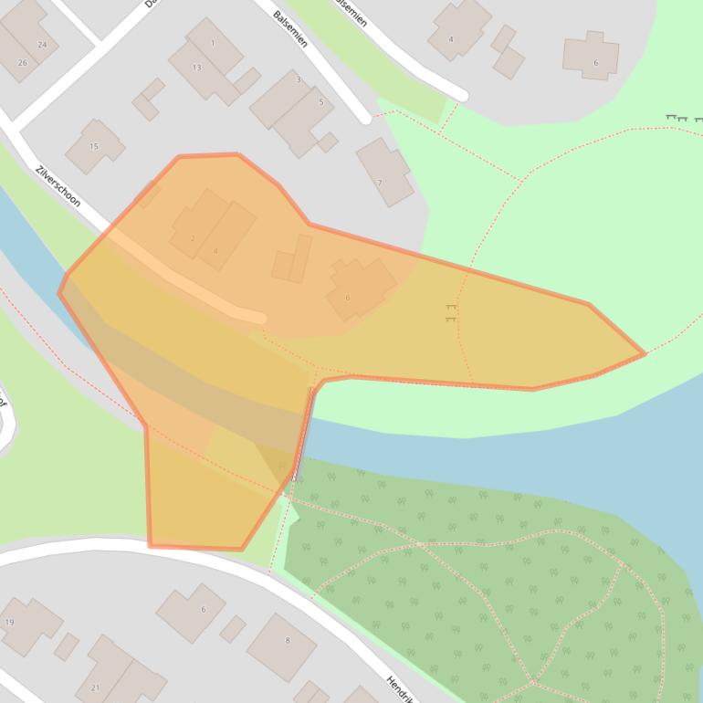 Kaart van postcodegebied 1171RZ.