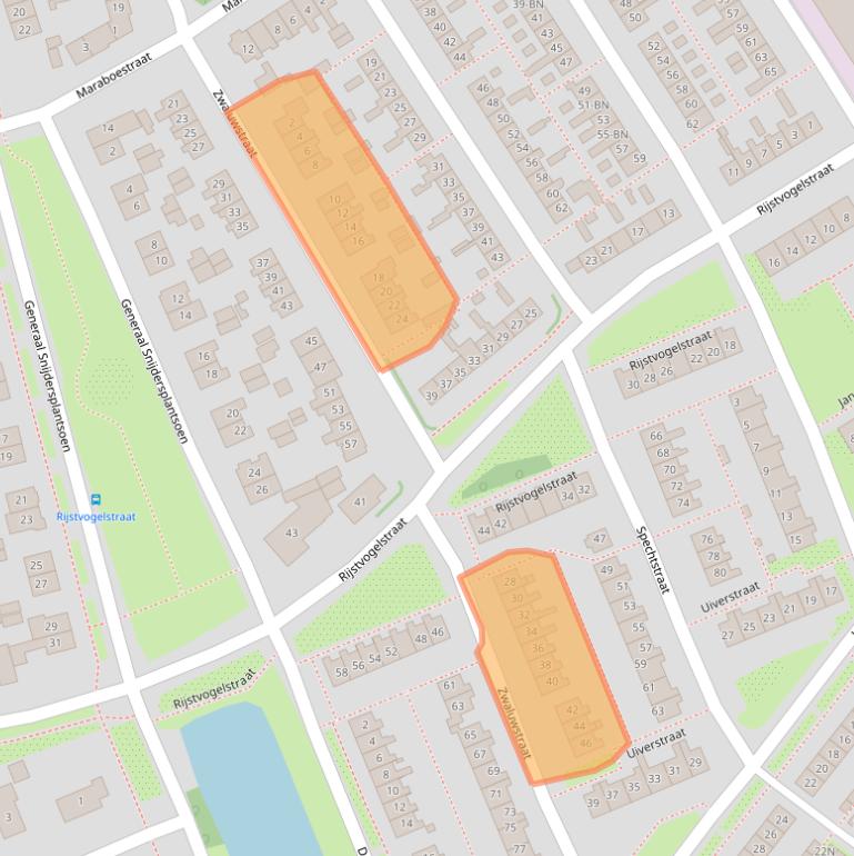 Kaart van postcodegebied 1171SP.