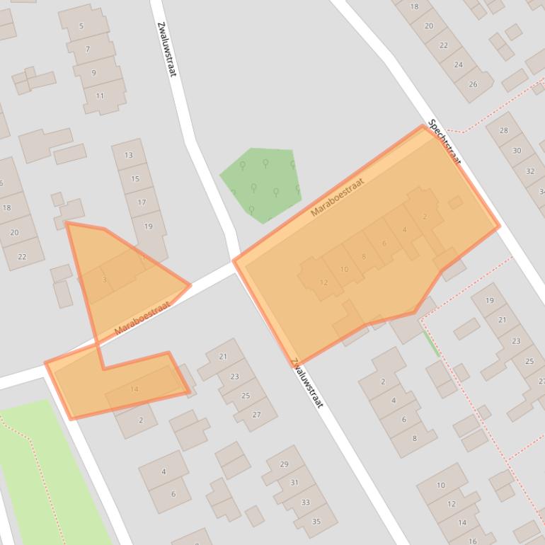 Kaart van postcodegebied 1171SX.