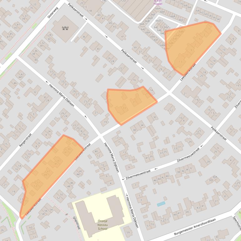Kaart van postcodegebied 1171TW.