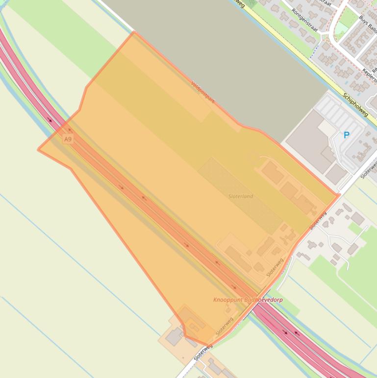 Kaart van postcodegebied 1171VC.