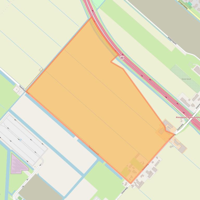 Kaart van postcodegebied 1171VD.