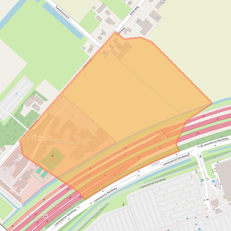 Kaart van postcodegebied 1171VK.