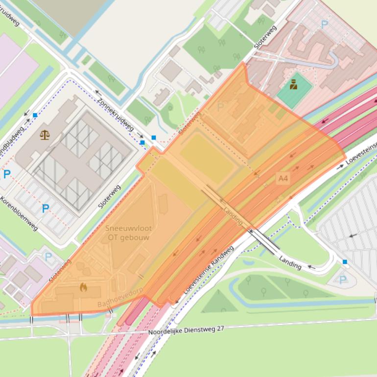 Kaart van postcodegebied 1171VL.