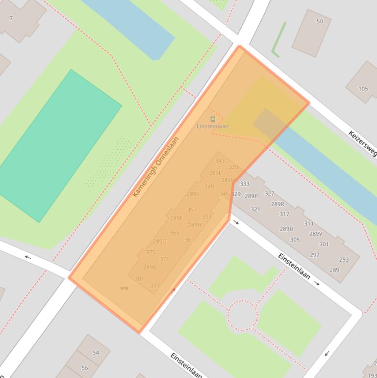 Kaart van postcodegebied 1171VX.