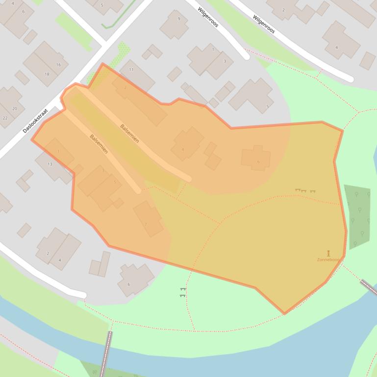 Kaart van postcodegebied 1171WM.