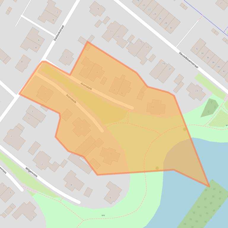 Kaart van postcodegebied 1171WX.
