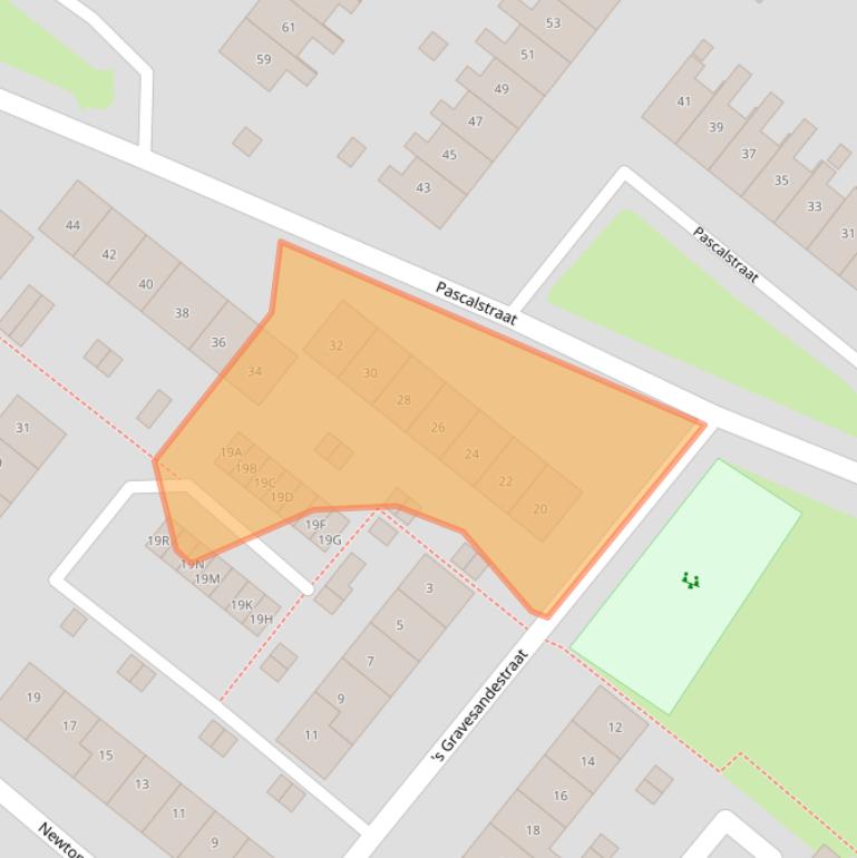 Kaart van postcodegebied 1171XT.