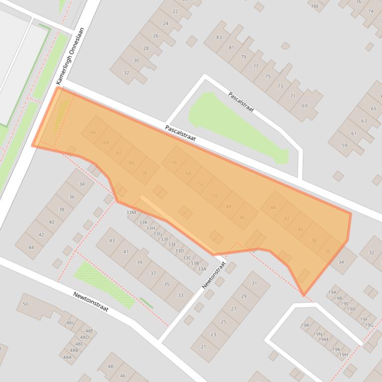 Kaart van postcodegebied 1171XV.