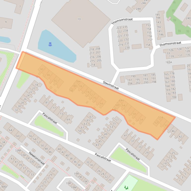 Kaart van postcodegebied 1171XZ.