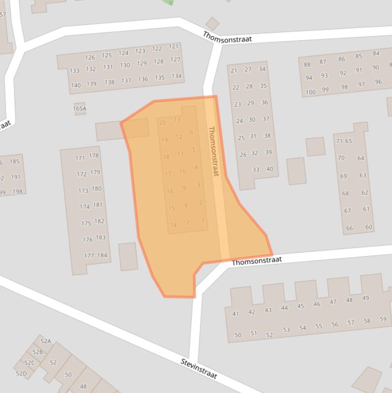 Kaart van postcodegebied 1171ZA.