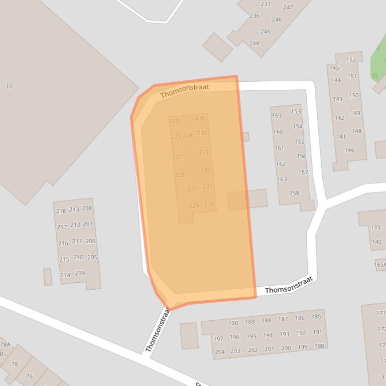 Kaart van postcodegebied 1171ZR.