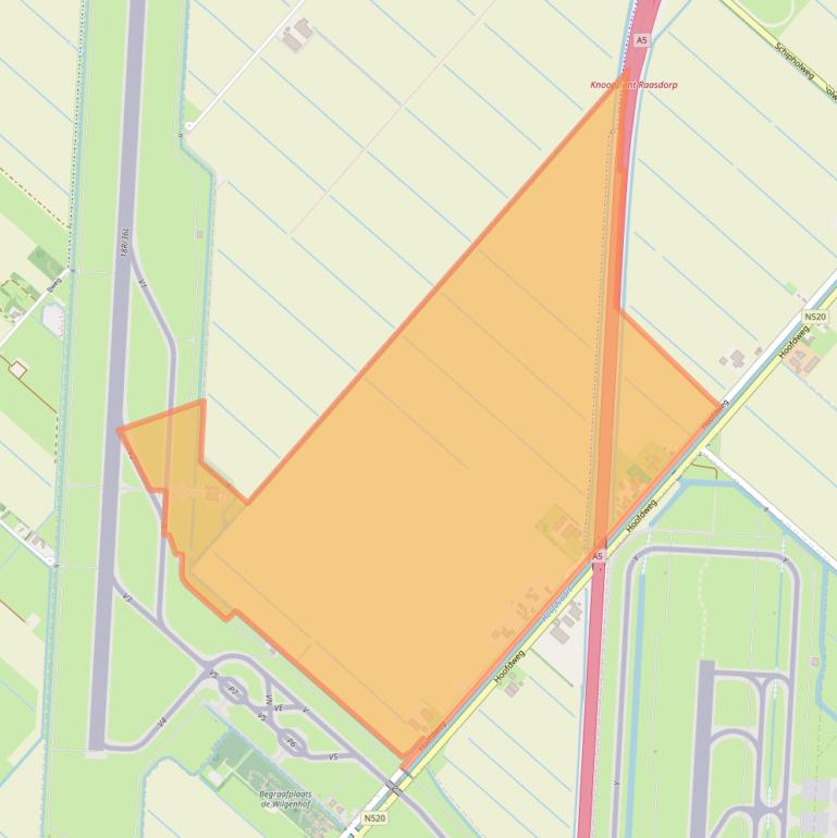 Kaart van postcodegebied 1175KC.