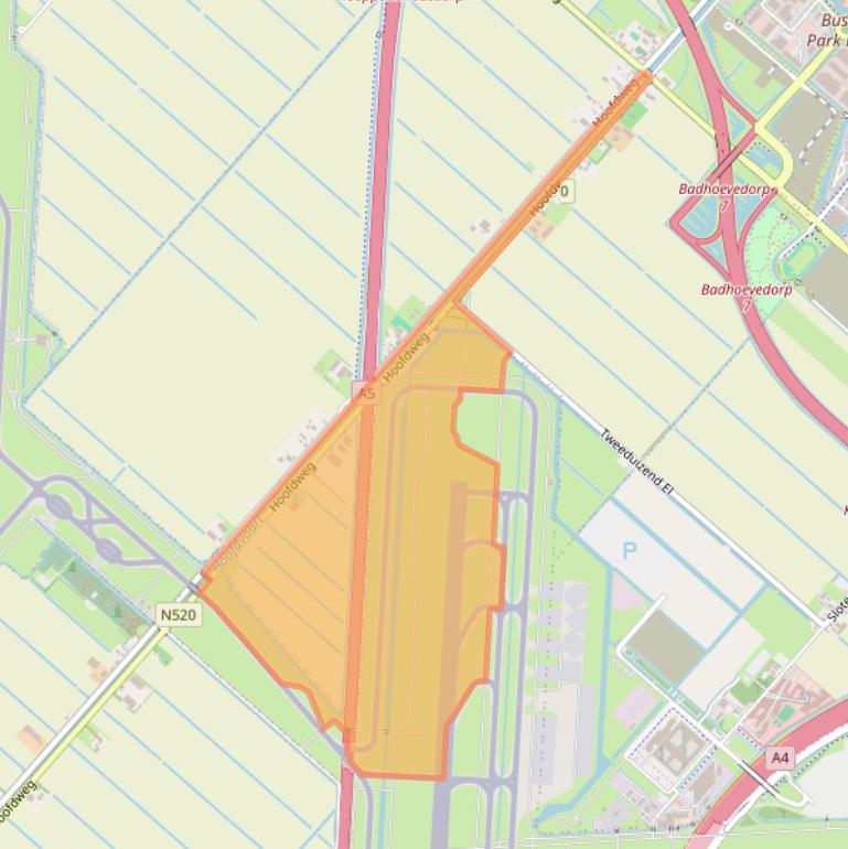 Kaart van postcodegebied 1175KD.