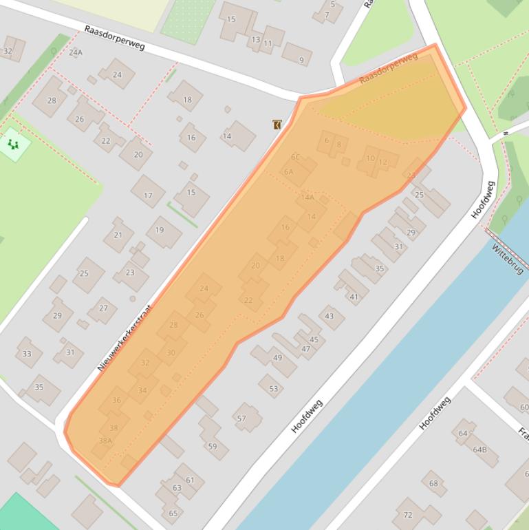 Kaart van postcodegebied 1175KT.