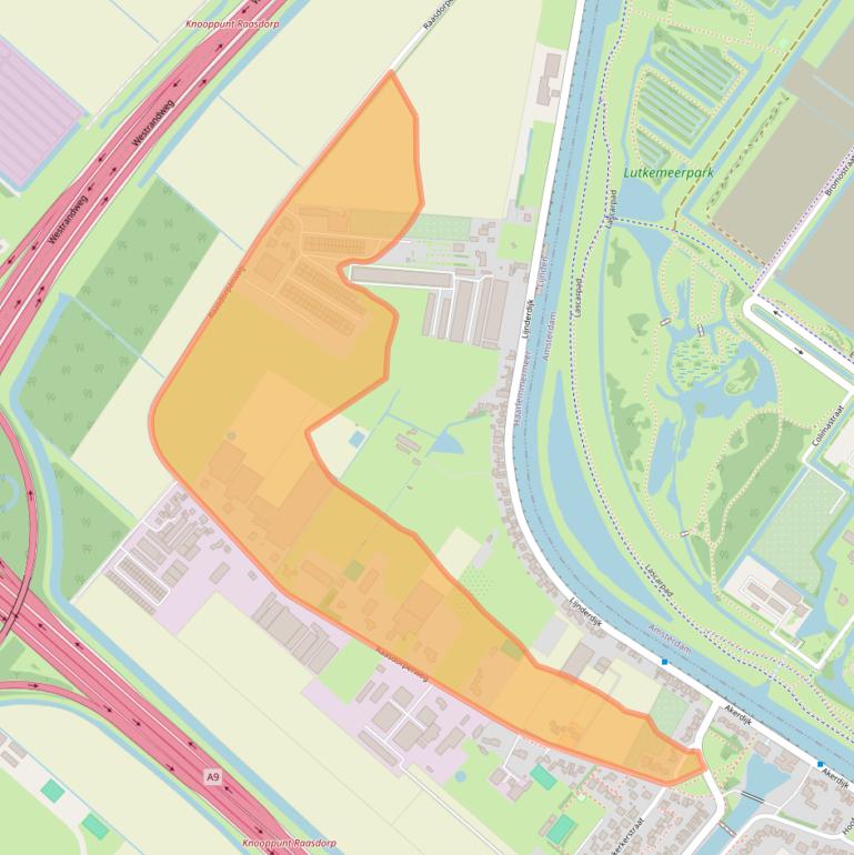 Kaart van postcodegebied 1175KV.