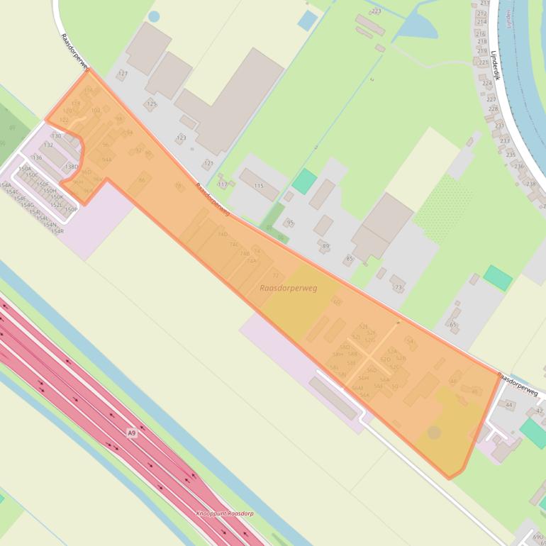 Kaart van postcodegebied 1175KX.