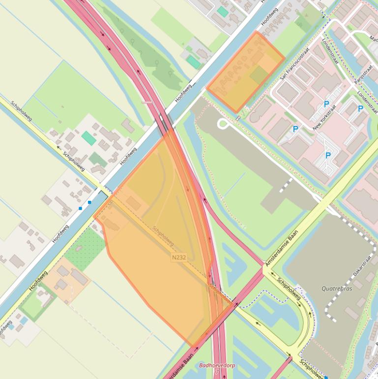 Kaart van postcodegebied 1175LC.