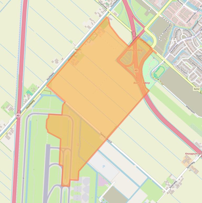 Kaart van postcodegebied 1175LD.
