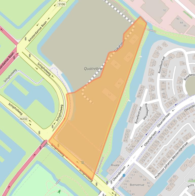 Kaart van postcodegebied 1175RC.