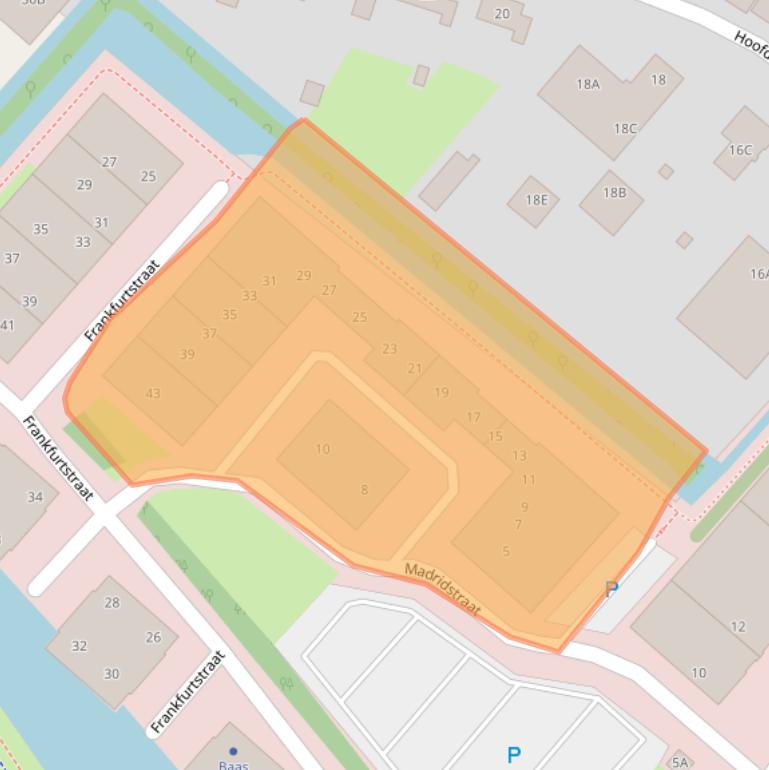 Kaart van postcodegebied 1175RK.