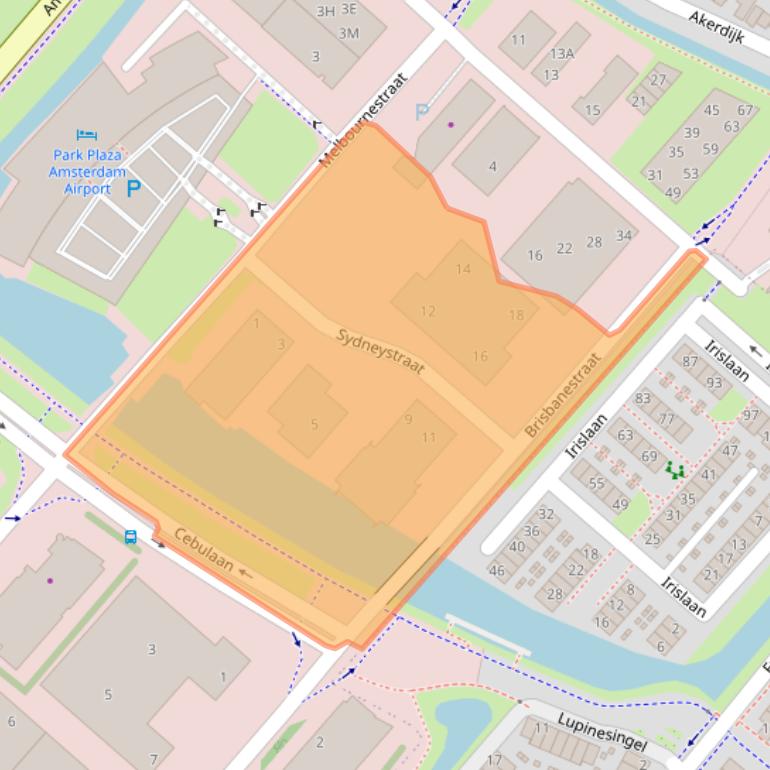 Kaart van postcodegebied 1175RN.