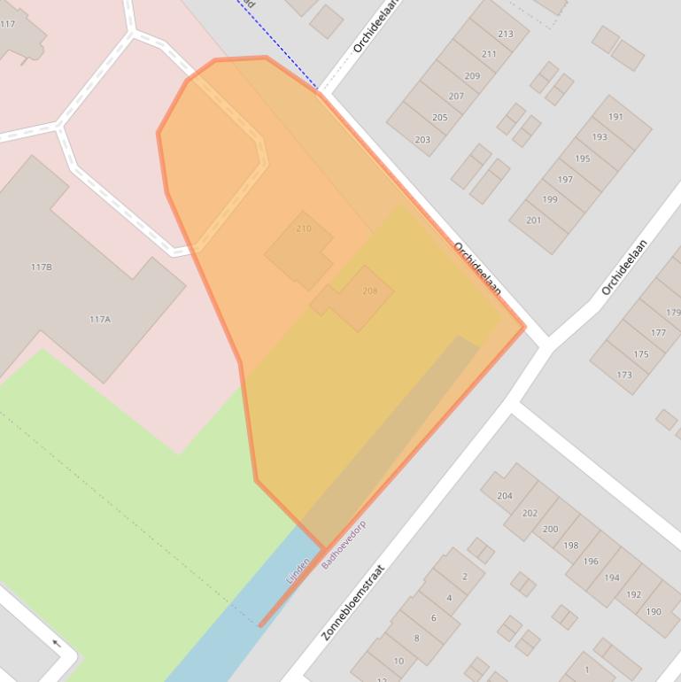 Kaart van postcodegebied 1175RZ.